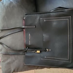 Marc Jacobs Grind leather tote bag medium